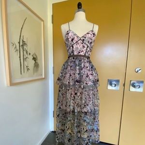 SELF-PORTRAIT
Constellation tiered dress wedding guest